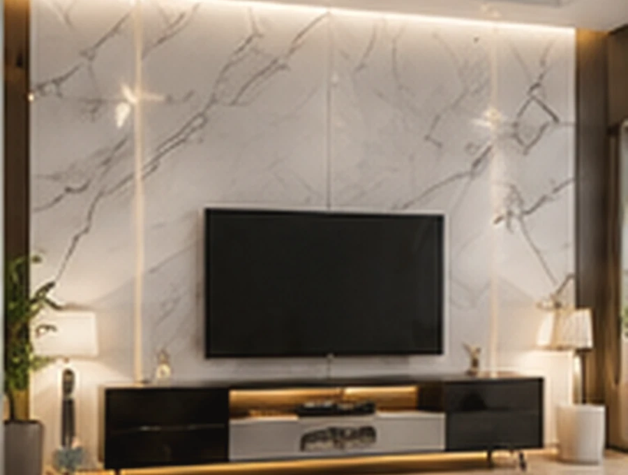 Decorative wall sheet finish sample